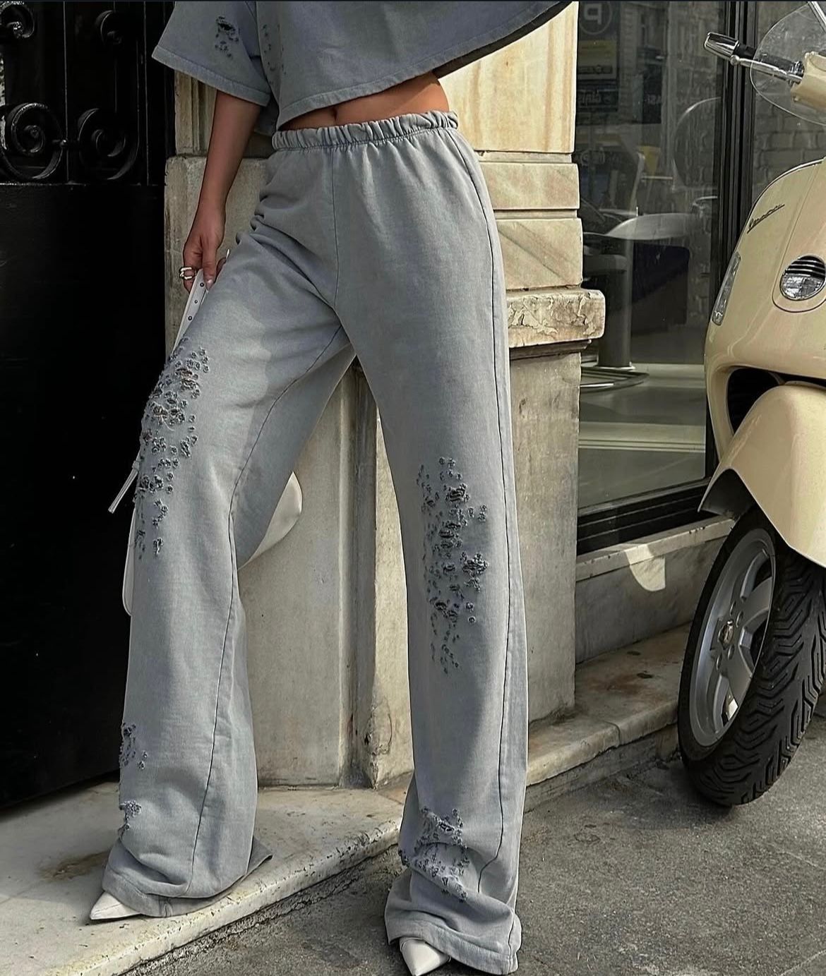 Set Trening cu Crop Top