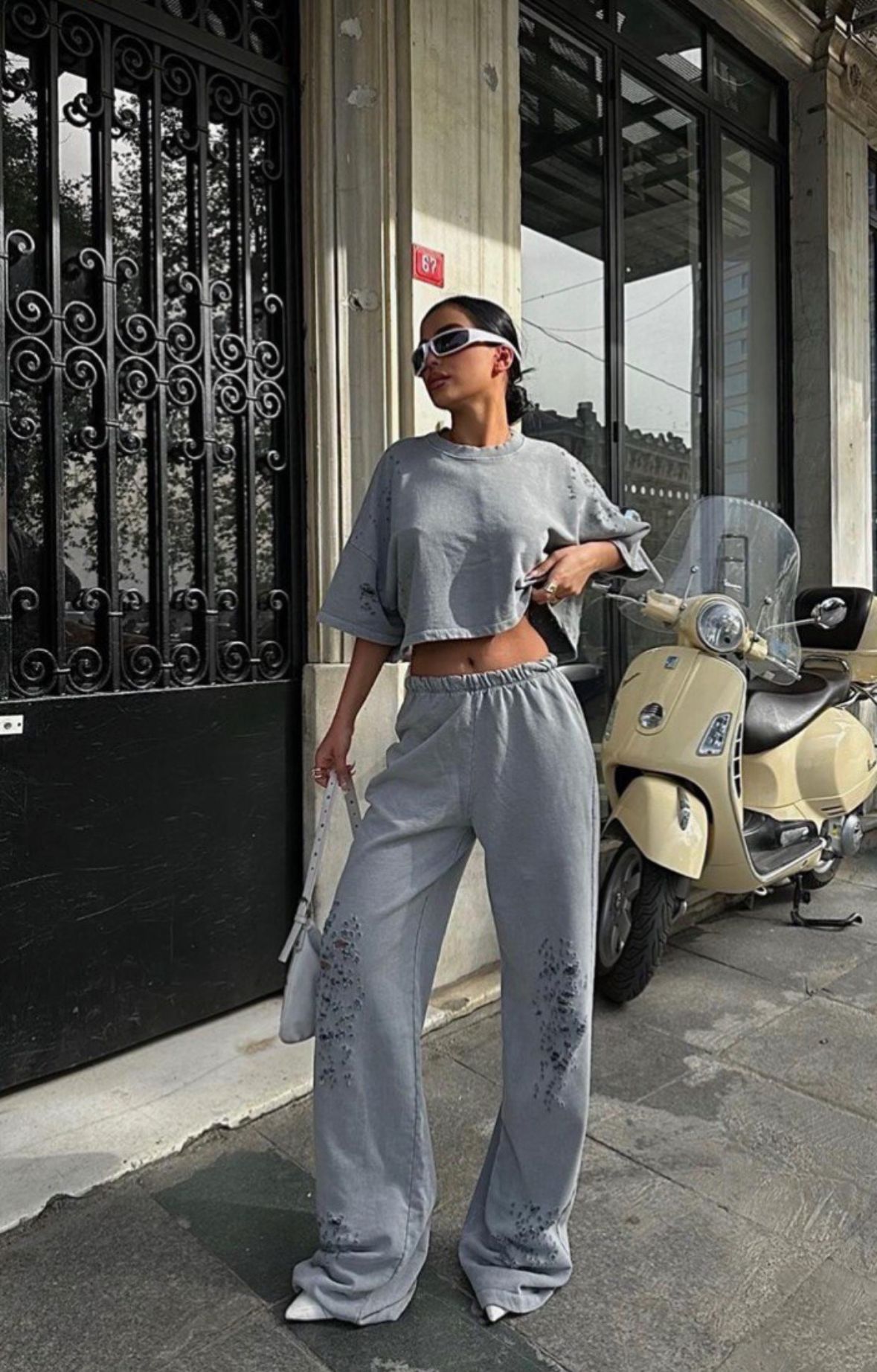 Set Trening cu Crop Top
